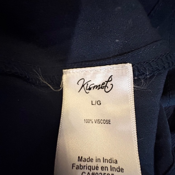 Women's Navy Sleeveless Top - Picture 3 of 5